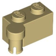 Lego kostka (kostička) 1x4 čep svisle, béžová (383005, 4159281, 4215136, 4508649, 4542421)